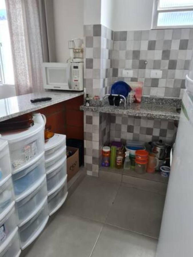 Kitnet Praia Grande Ocian 50 M Da Praia Exteriör bild